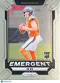 2024 Panini Prizm Emergent Bo Nix #3 RC