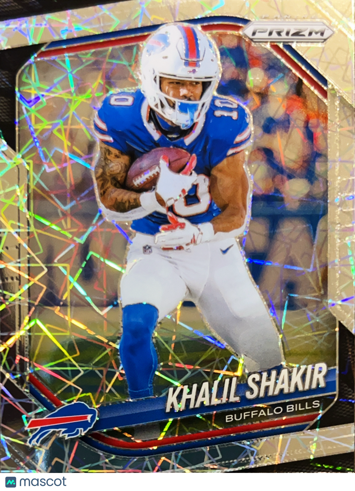 2025 Panini Prizm Football Khalil Shakir #116 Lazer