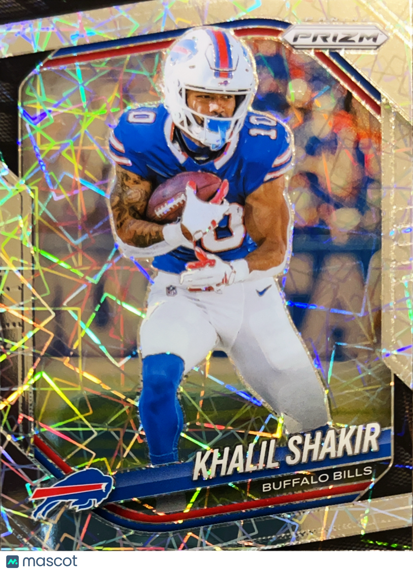 2025 Panini Prizm Football Khalil Shakir #116 Lazer