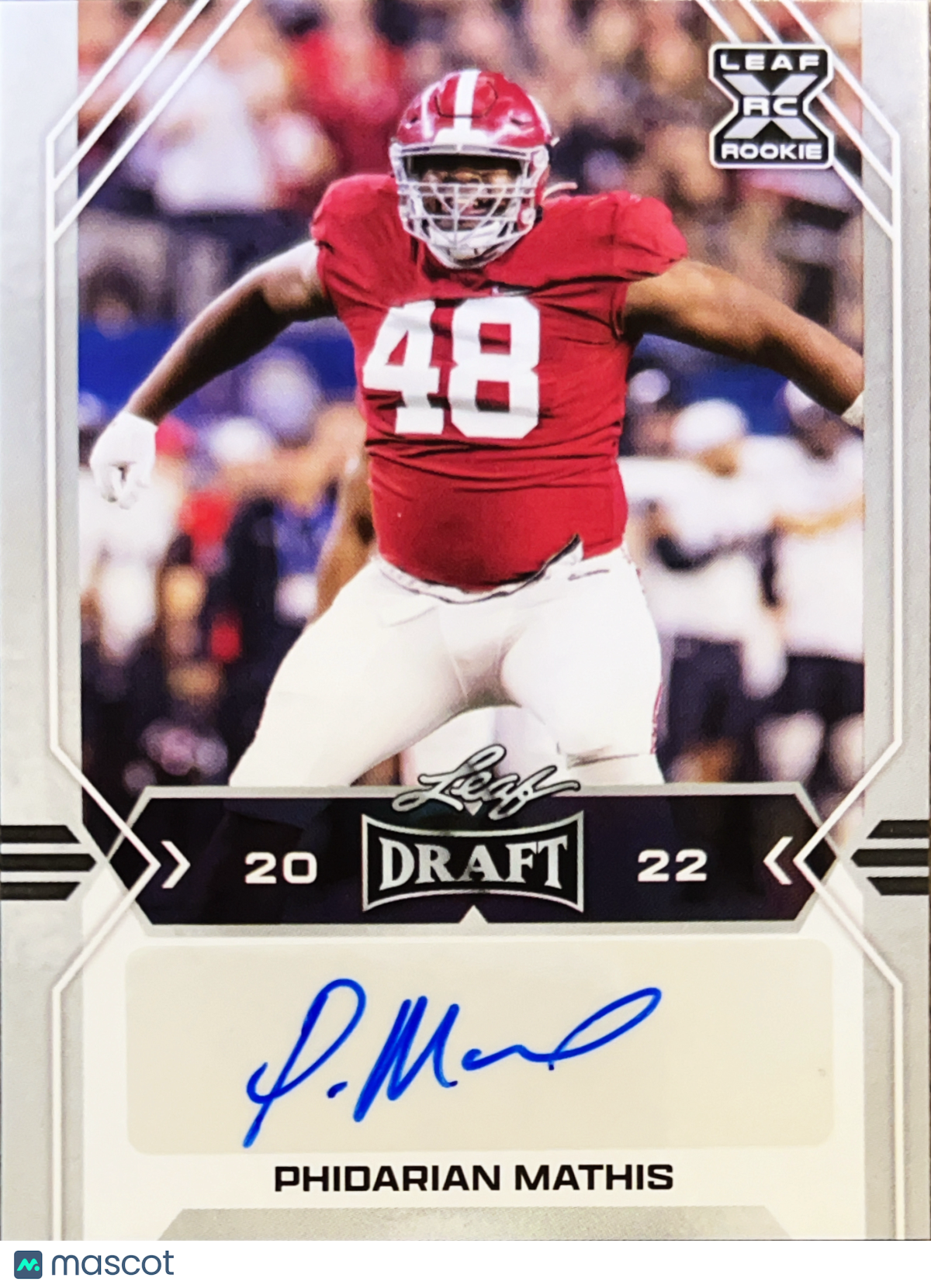 2022 Leaf Draft Phidarian Mathis #BA-PM1