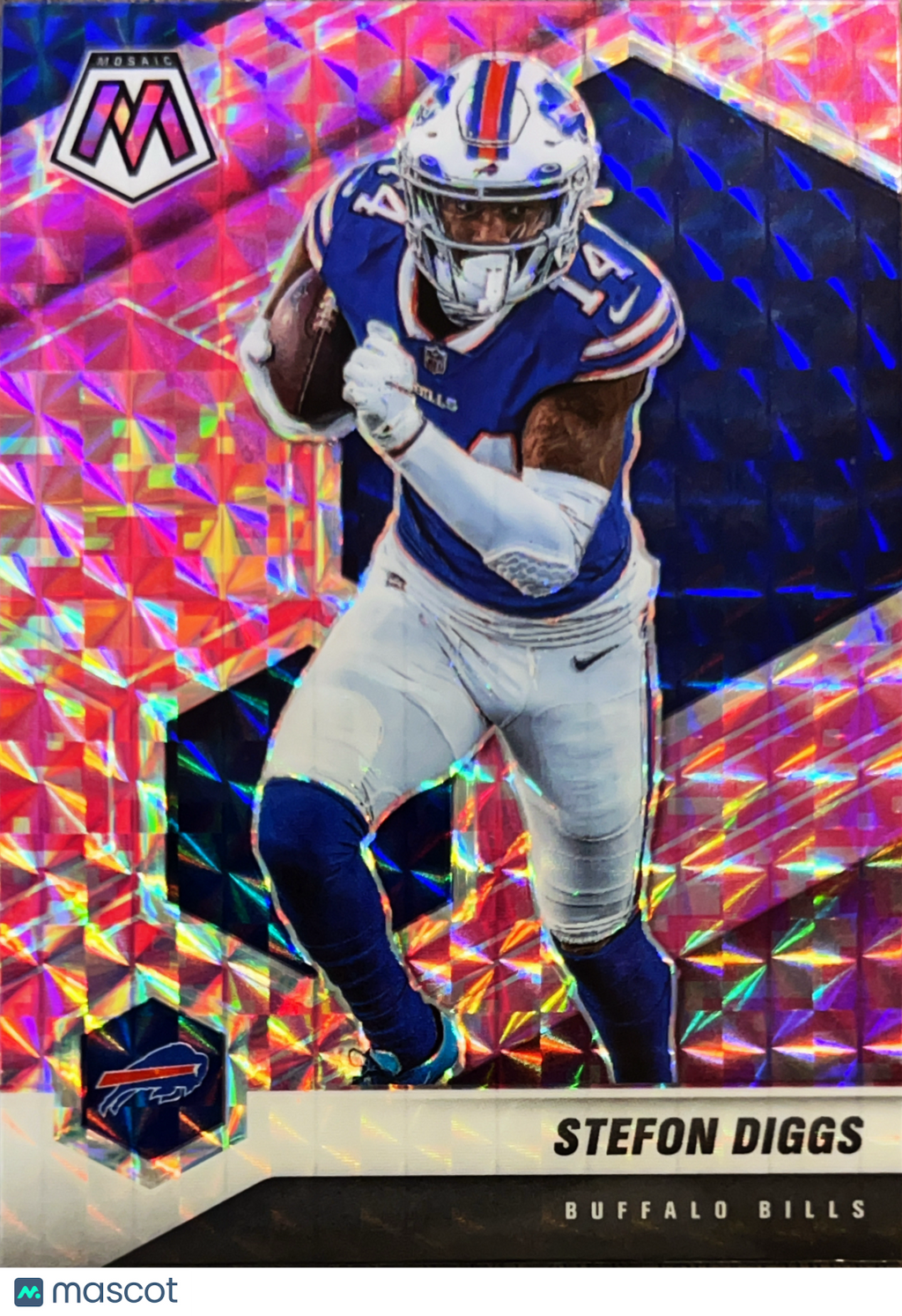 2021 Panini Mosaic Prizm Stefon Diggs #29 Pink