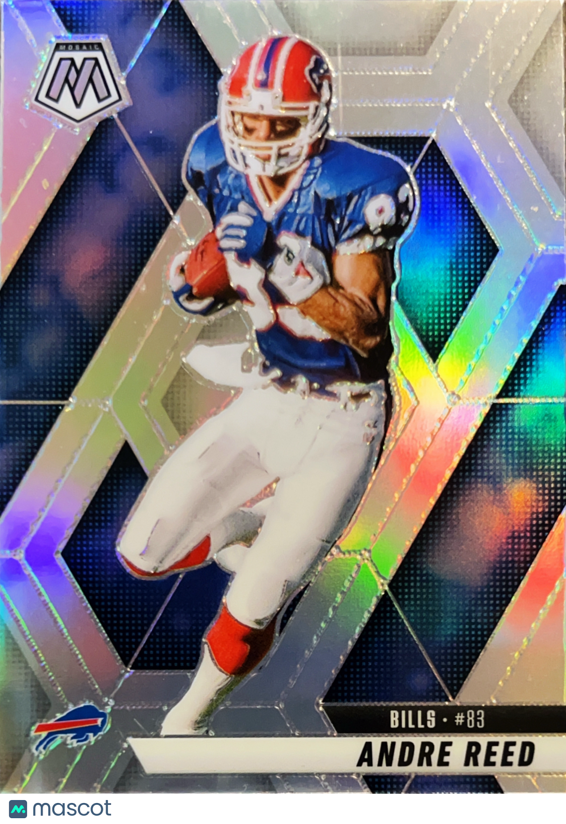2025 Panini Mosaic Andre Reed #162 Silver Prizm
