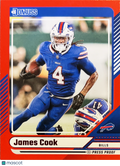 2024 Donruss Football James Cook #105 Press Proof Red