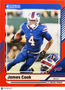 2024 Donruss Football James Cook #105 Press Proof Red