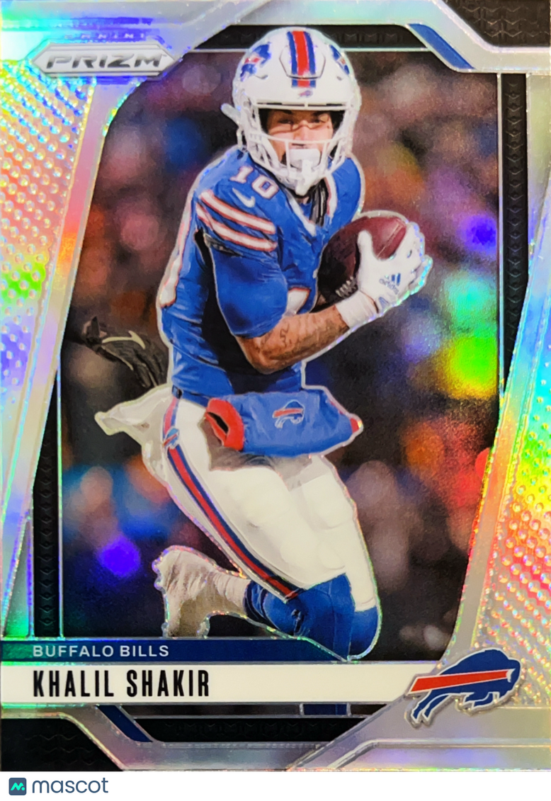 2024 Panini Prizm Football Khalil Shakir #31 Silver