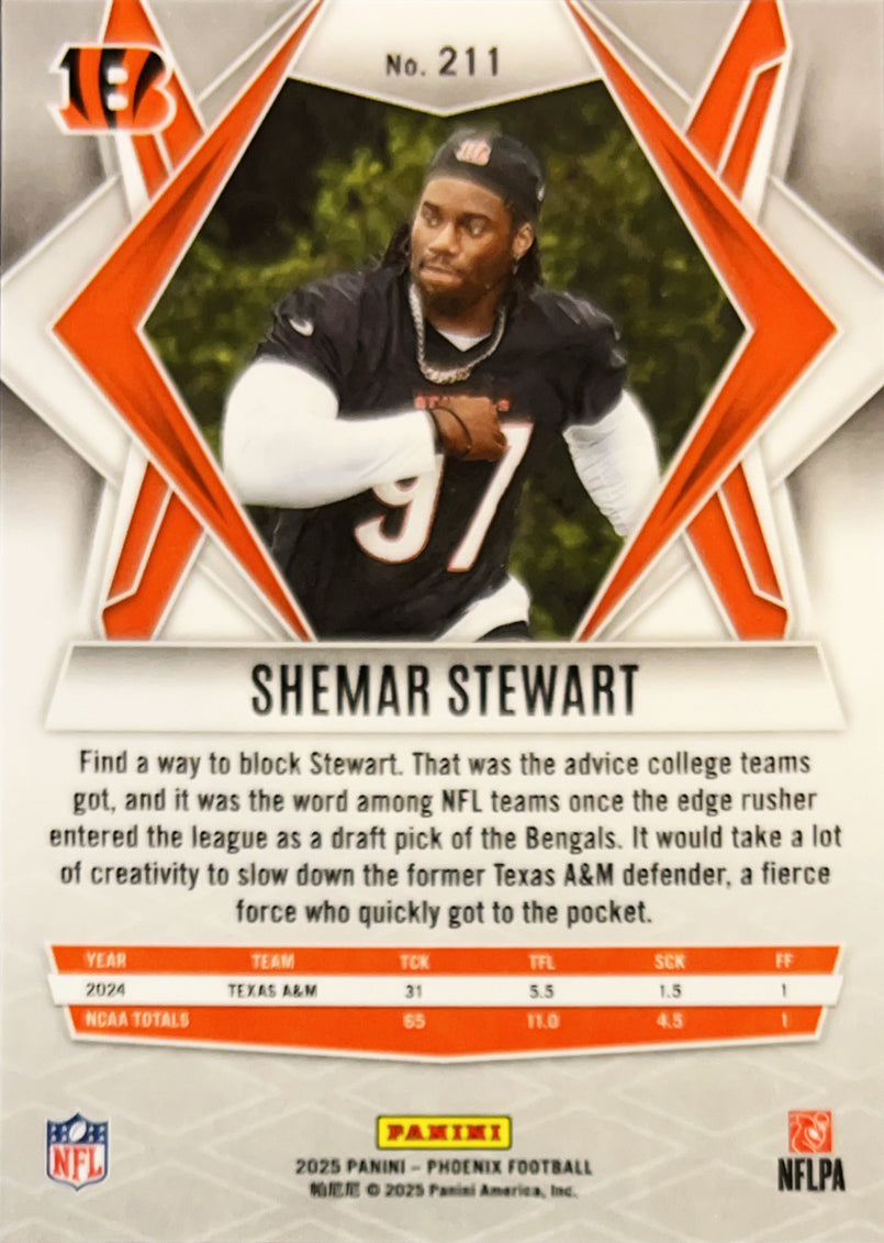 2025 Panini Phoenix Football Shemar Stewart #211 RC