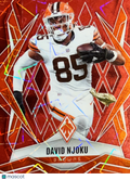 2025 Panini Phoenix Football David Njoku #110 Orange /199