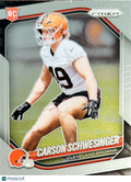 2025 Panini Prizm Carson Schwesinger #384 RC