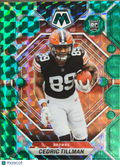 2023 Panini Mosaic Cedric Tillman #296 Green RC