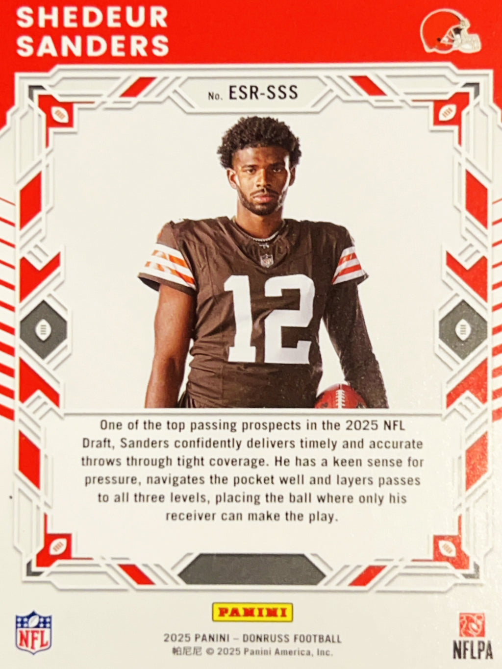2025 Panini Donruss Elite Series Rookies Shedeur Sanders #ESR-SSS