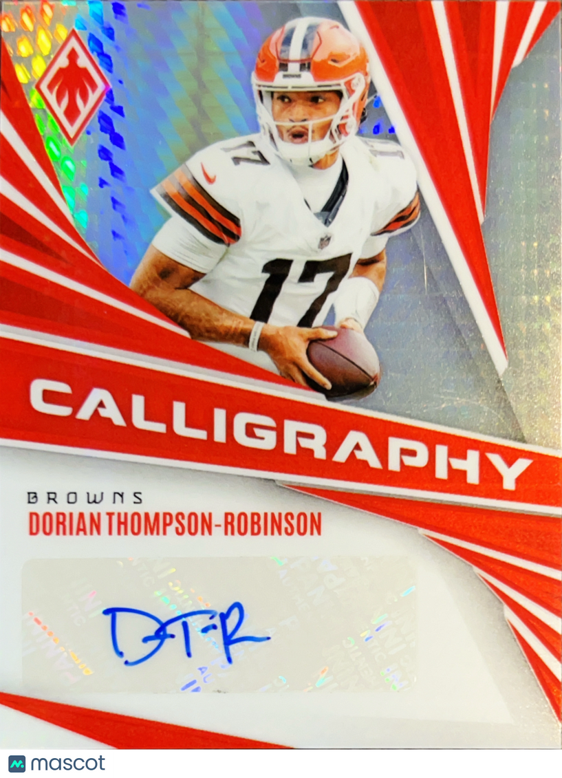 2025 Panini Phoenix Calligraphy Dorian Thompson-Robinson #C-DTR