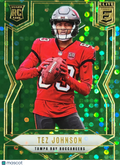 2025 Panini Donruss Elite Tez Johnson #107 Green Disco RC
