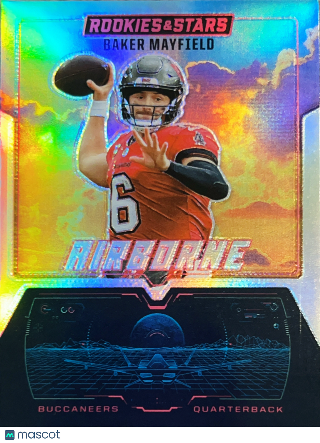 2025 Panini Rookies & Stars Prizm Airborne Baker Mayfield #18