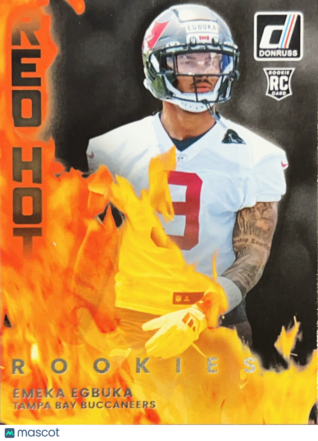 2025 Donruss Red Hot Rookies Emeka Egbuka #RHR-EMK RC
