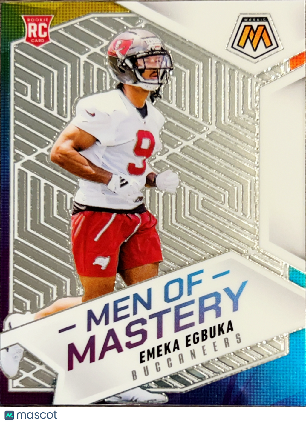 2025 Panini Mosaic Men of Mastery Emeka Egbuka #15 RC