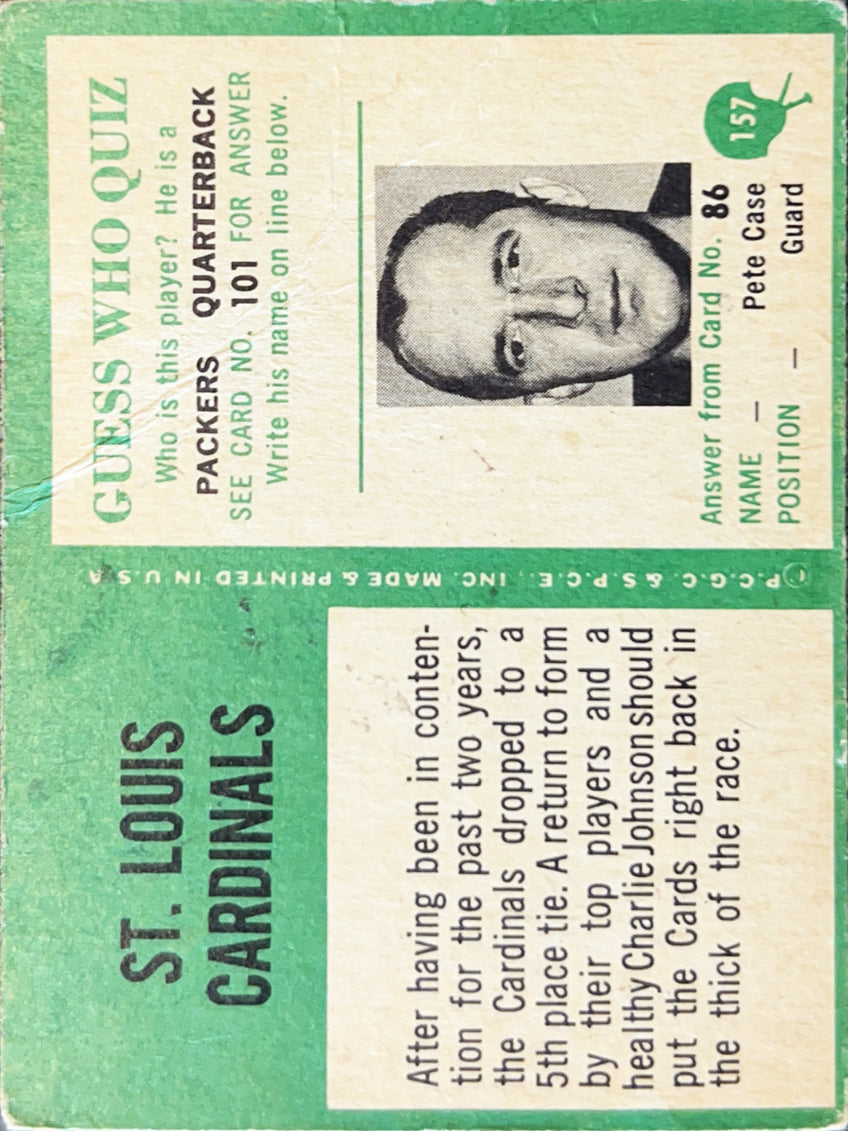 1966 Topps St. Louis Cardinals #157