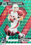 2025 Panini Mosaic Prizm Kurt Warner #300 Green