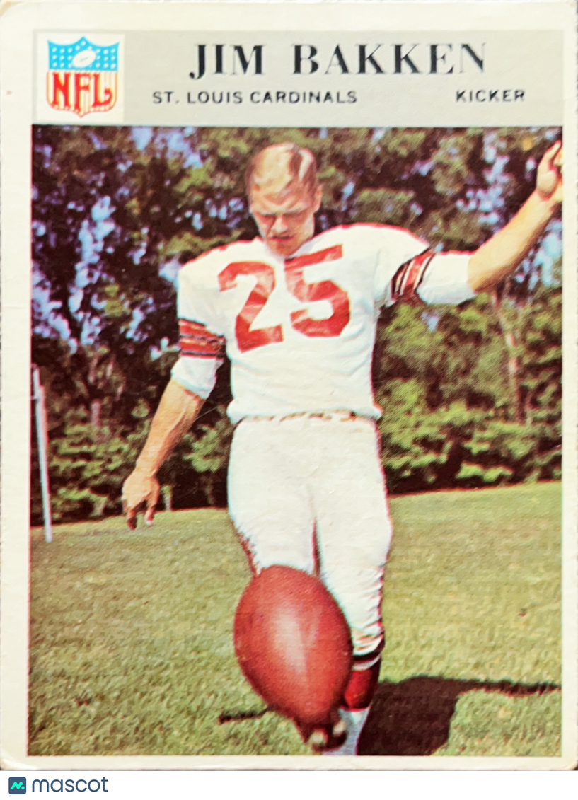 1967 Philadelphia Jim Bakken #158
