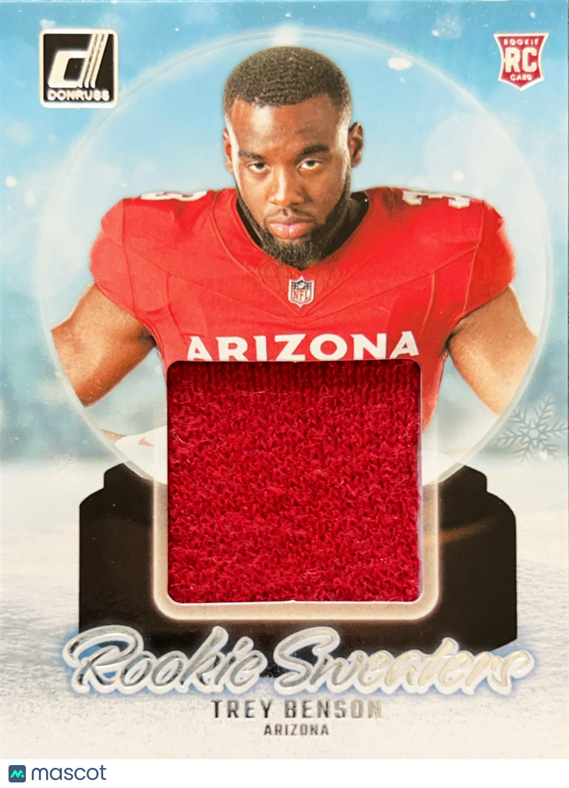 2024 Panini Donruss Rookie Sweaters Trey Benson #RHS-TBE