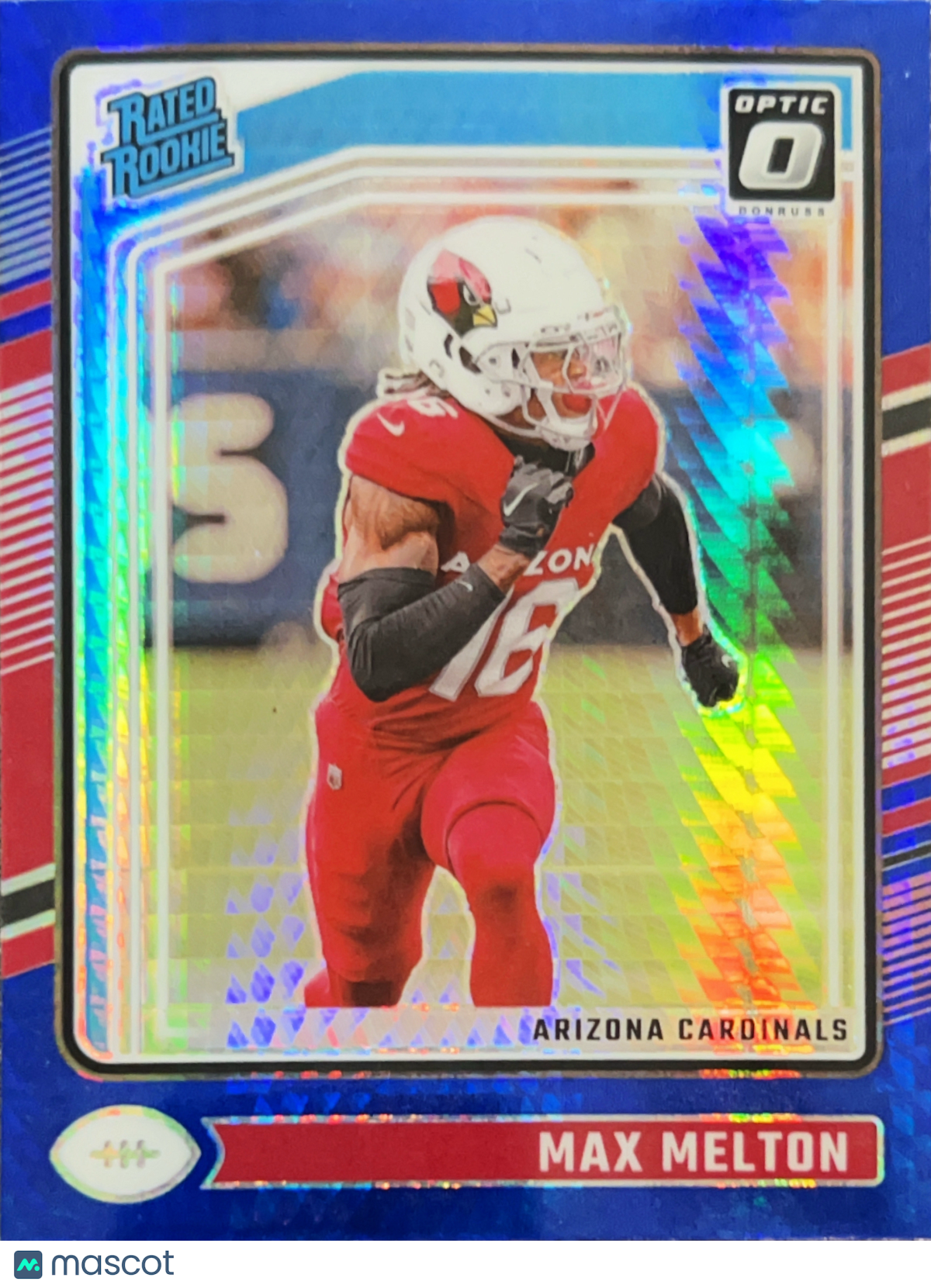 2024 Panini Donruss Optic Max Melton #277 Blue Prizm