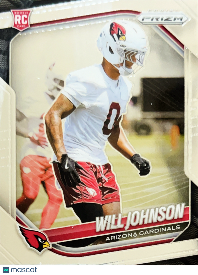 2025 Panini Prizm Will Johnson #370 RC