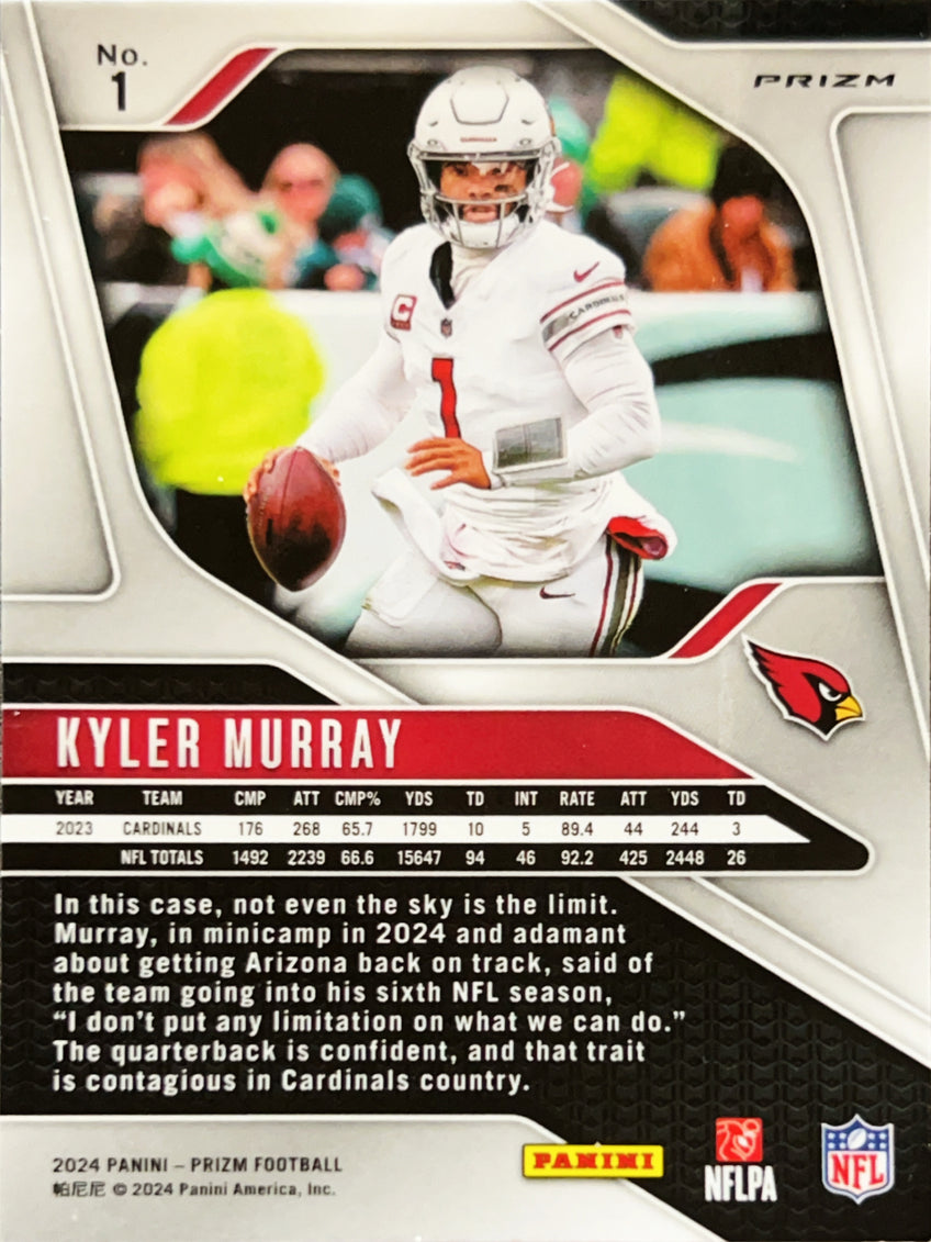 2024 Panini Prizm Kyler Murray #1 Silver