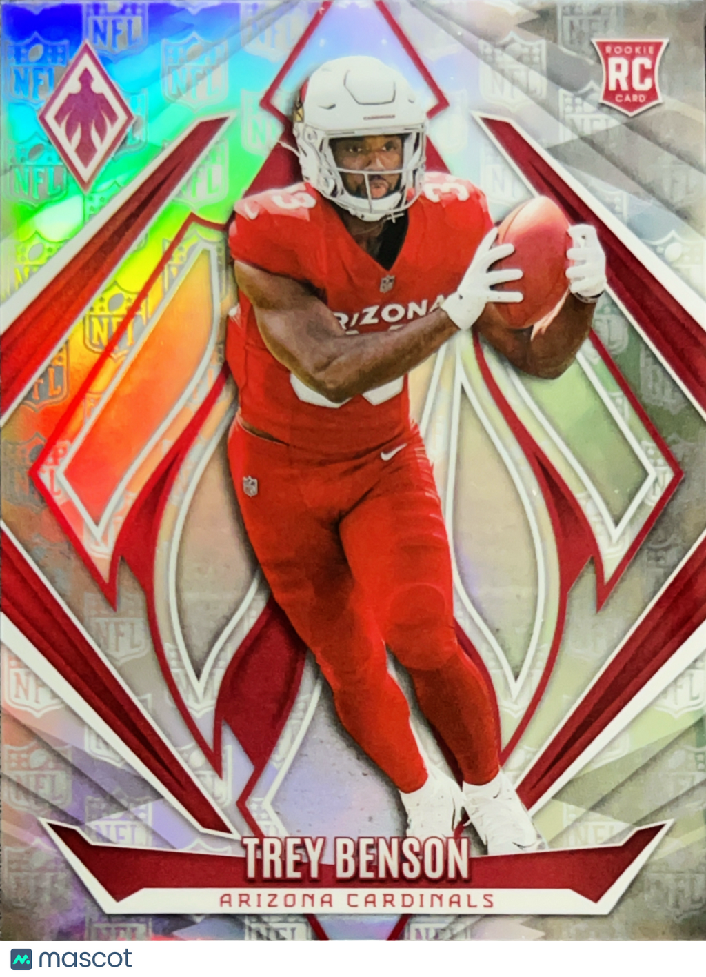2025 Panini Phoenix Football Trey Benson #243 NFL Shield /150 RC