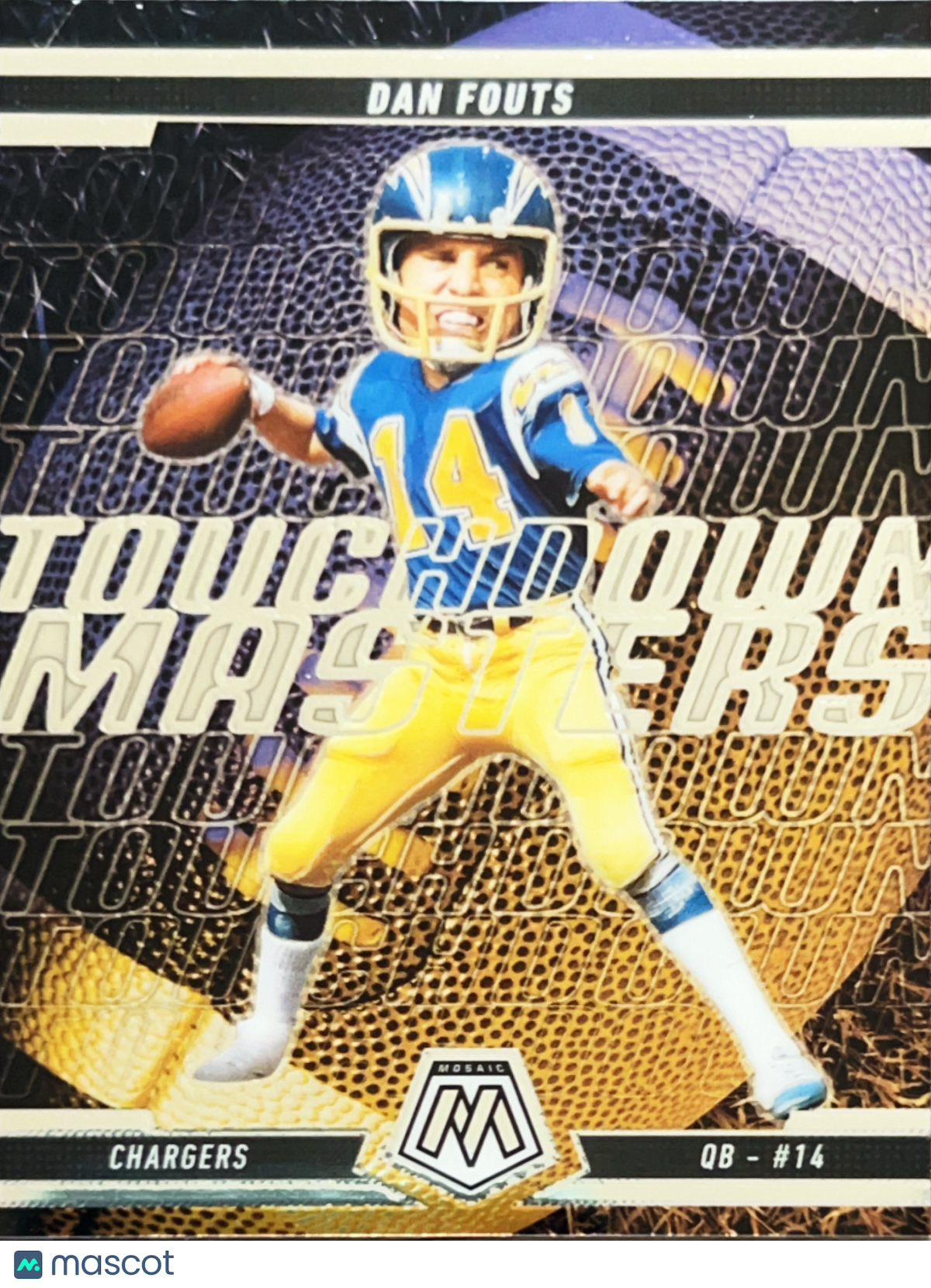 2025 Panini Mosaic Touchdown Masters Dan Fouts #17