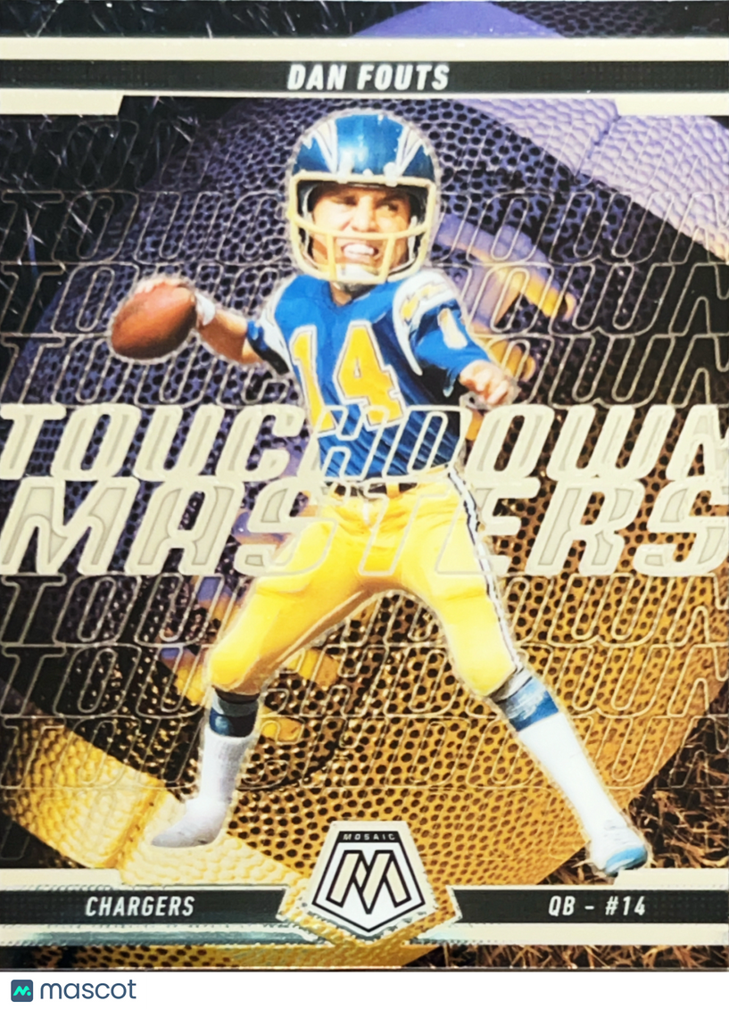 2025 Panini Mosaic Touchdown Masters Dan Fouts #17
