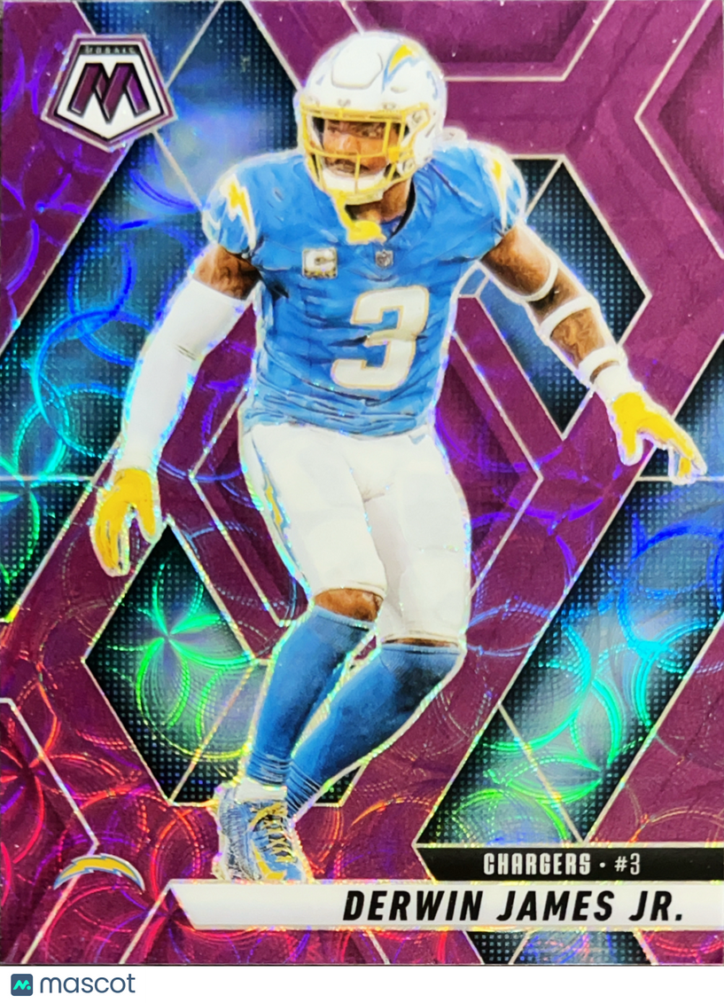 2025 Panini Mosaic Prizm Derwin James Jr. #168 Pink Fluorescent