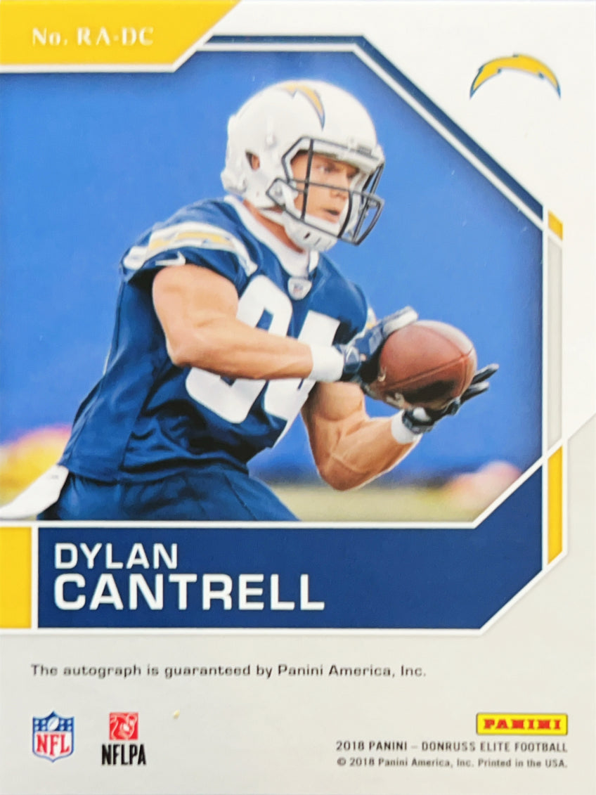 2018 Panini Donruss Elite Dylan Cantrell #RA-DC /299