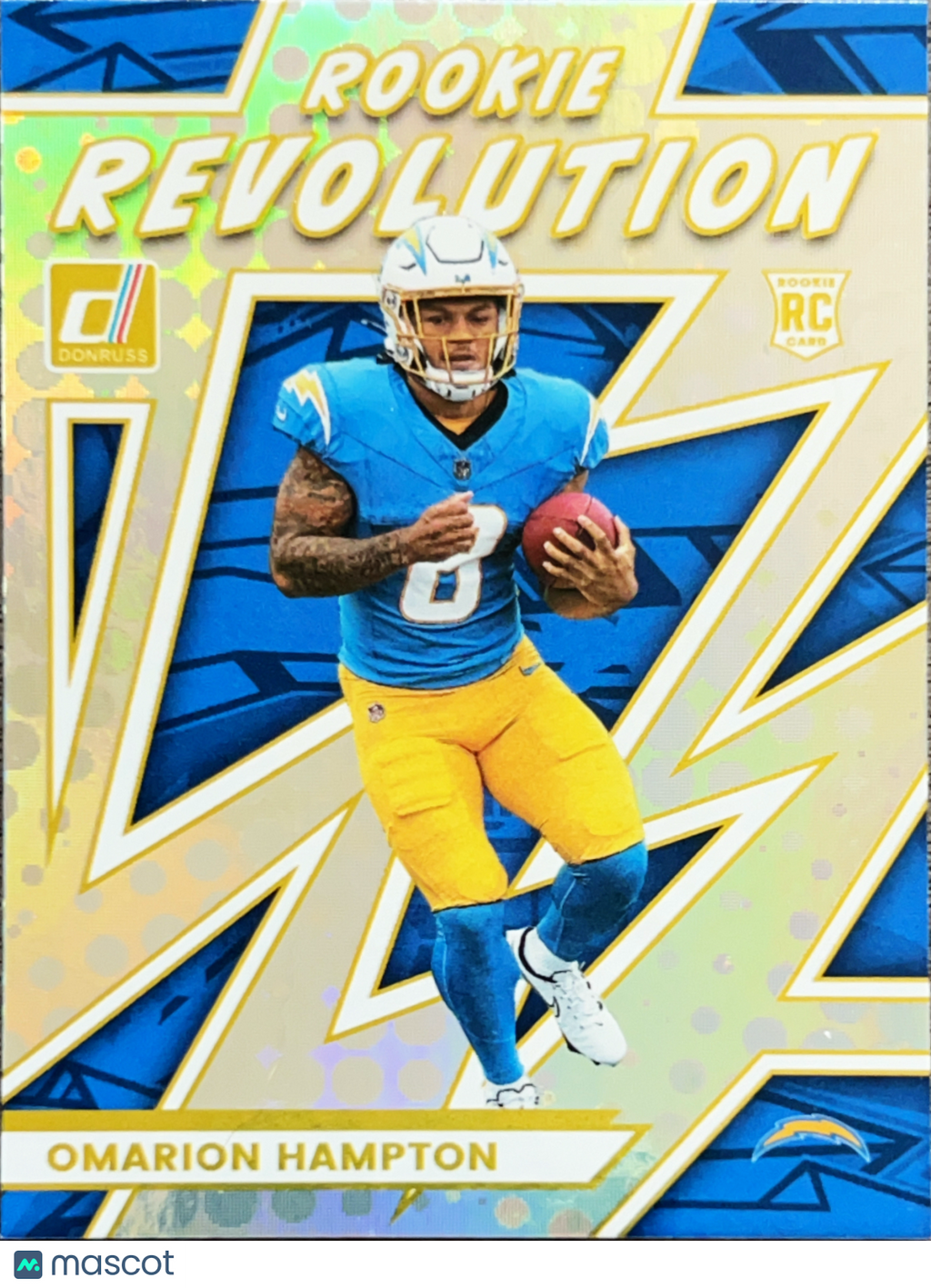 2025 Panini Donruss Rookie Revolution Omarion Hampton #35 RC