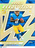 2025 Panini Donruss Rookie Revolution Omarion Hampton #35 RC