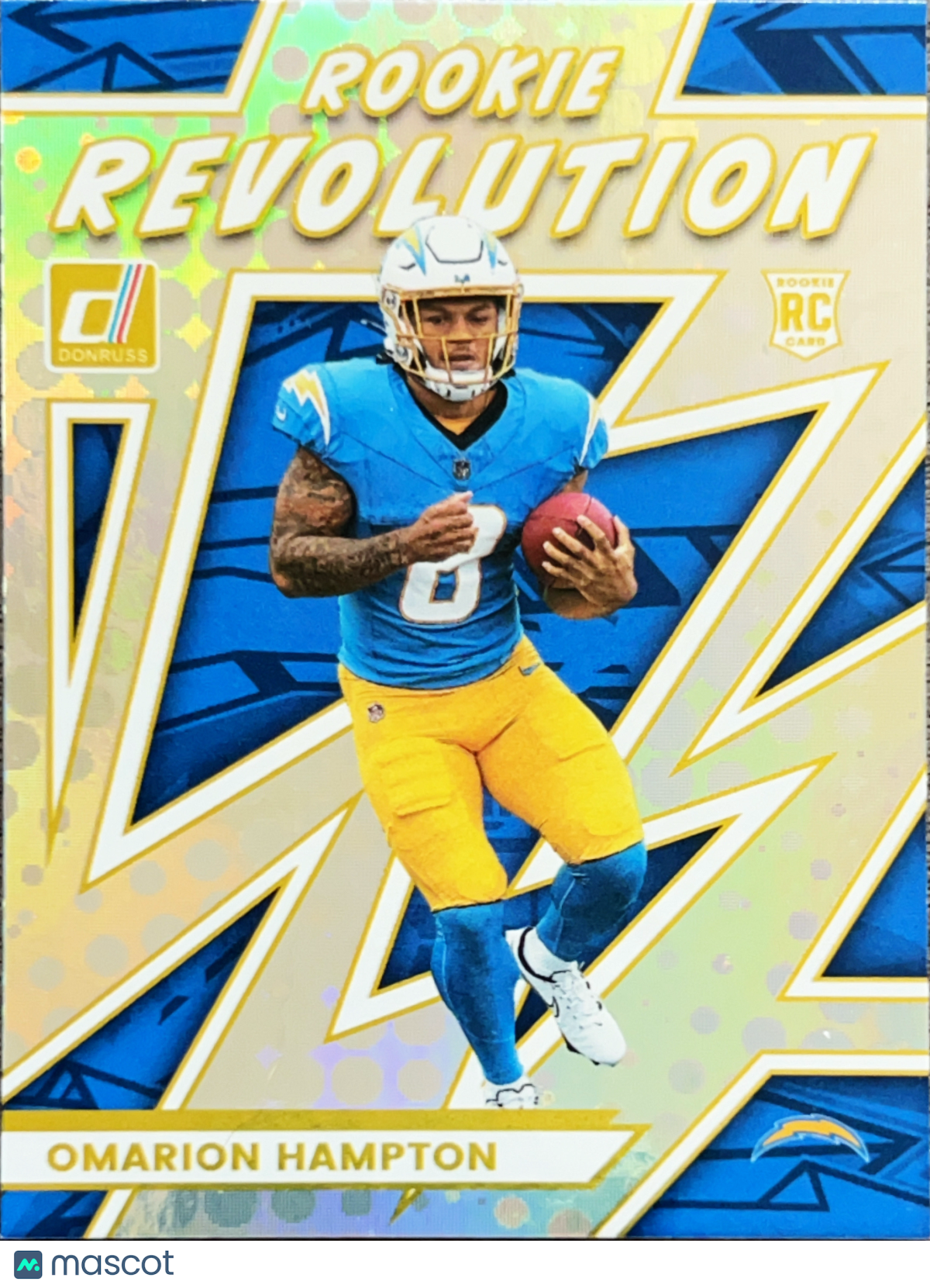 2025 Panini Donruss Rookie Revolution Omarion Hampton #35 RC