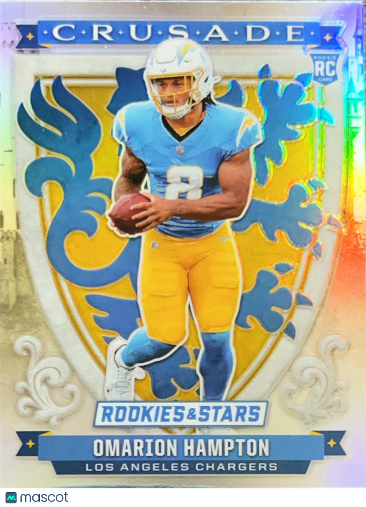 2025 Panini Rookies & Stars Crusade Omarion Hampton #17 Prizm RC