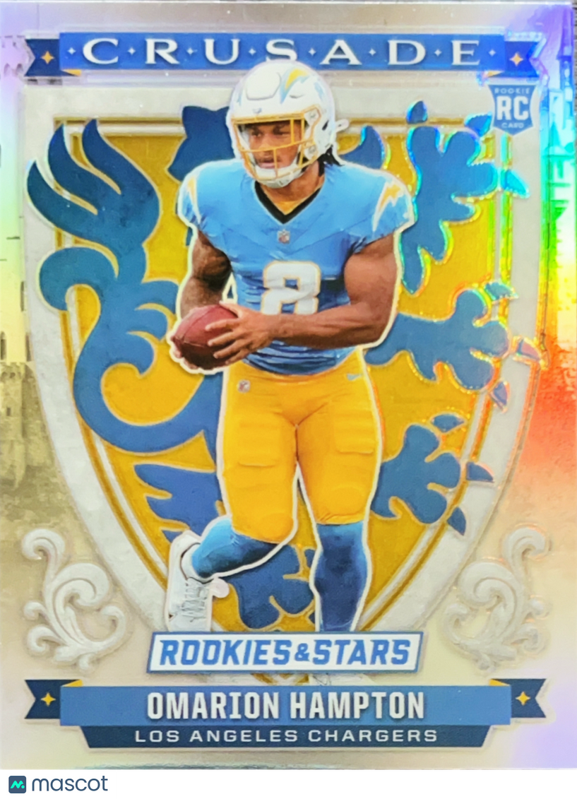 2025 Panini Rookies & Stars Crusade Omarion Hampton #17 Prizm RC