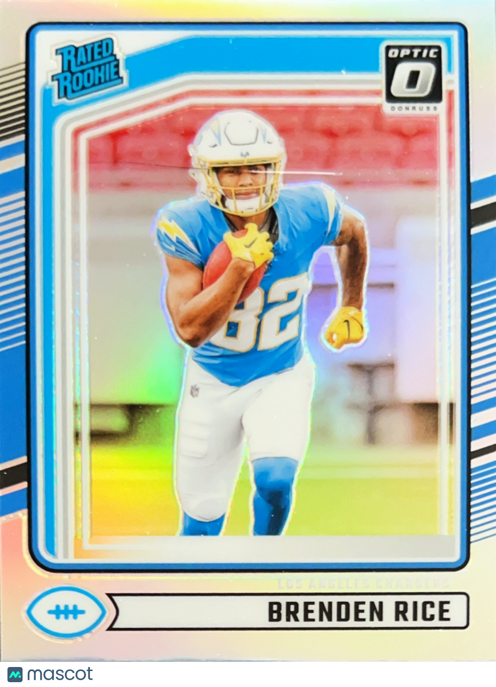 2024 Panini Donruss Optic Prizm Brenden Rice #382 Silver Holo
