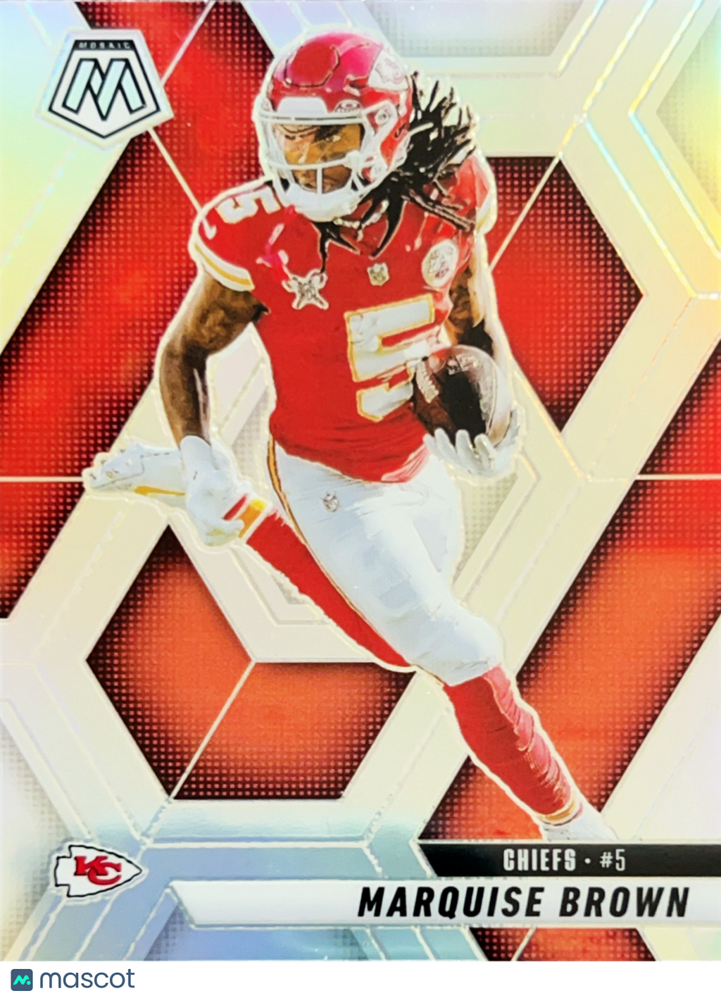 2025 Panini Mosaic Marquise Brown #73 Silver Prizm