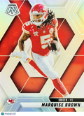 2025 Panini Mosaic Marquise Brown #73 Silver Prizm