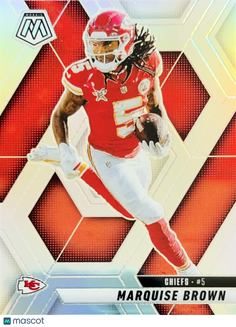 2025 Panini Mosaic Marquise Brown #73 Silver Prizm