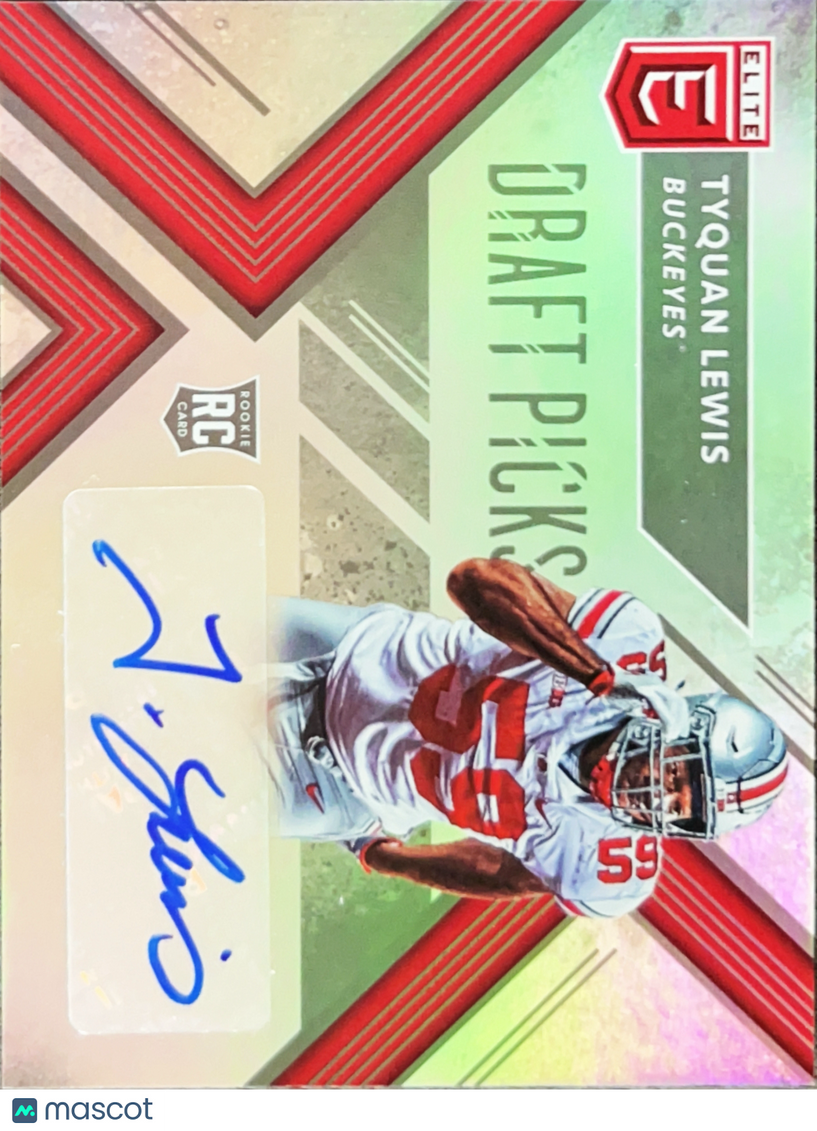 2018 Panini Elite Draft Picks Tyquan Lewis #198 RC