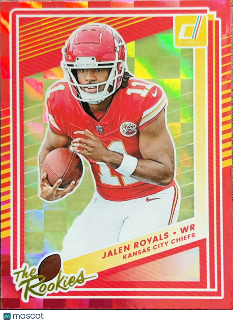 2025 Panini Donruss The Rookies Jalen Royals #27 Red Mosaic