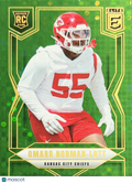 2025 Panini Donruss Elite Omarr Norman-Lott #196 Green Disco RC