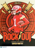 2024 Panini Absolute Football Rock Out Xavier Worthy #RO-XWY RC