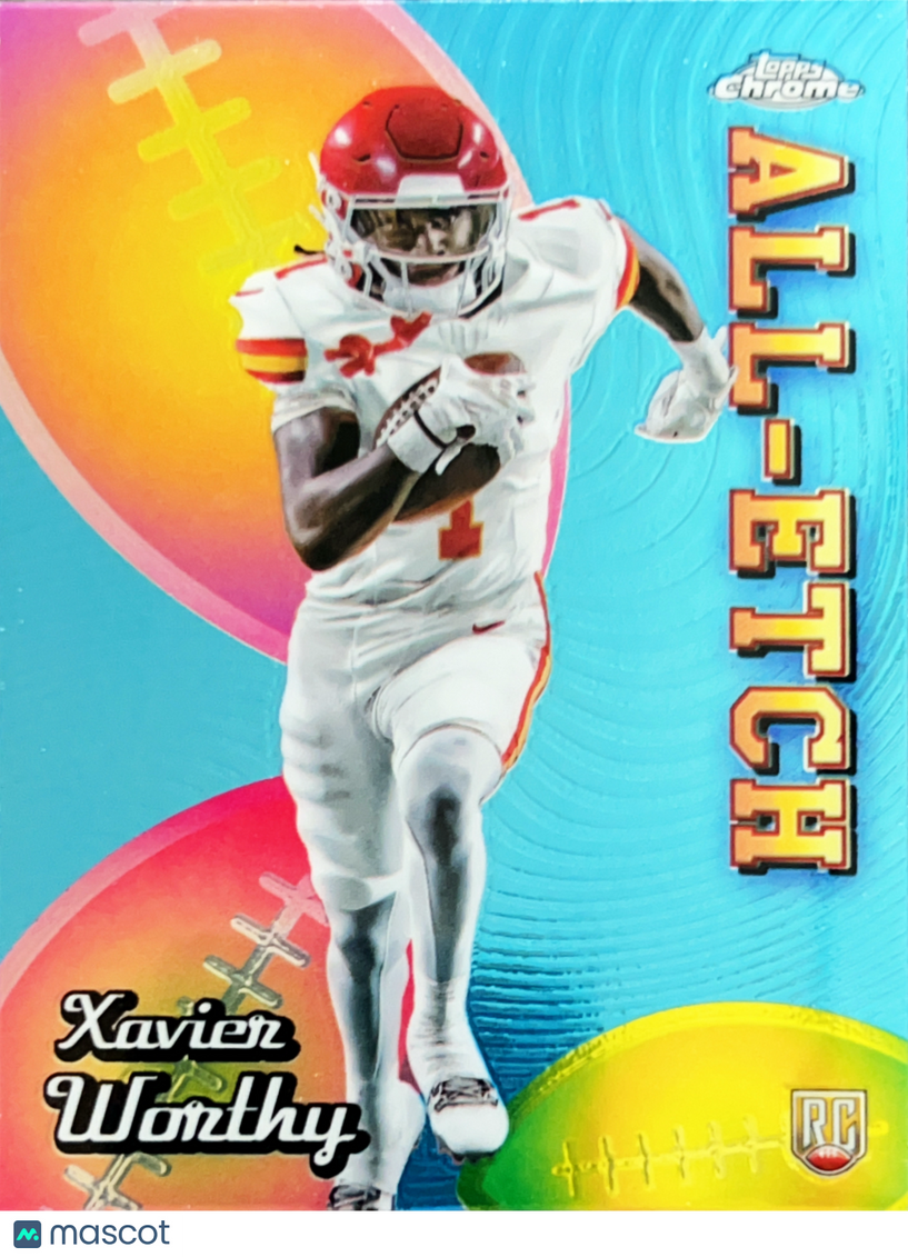 2024 Topps Chrome All-Etch Xavier Worthy #CAE-XW RC