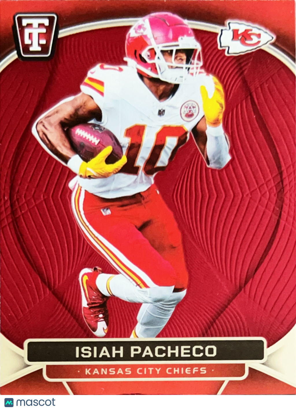 2025 Panini Totally Certified Isiah Pacheco #44 Red