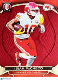 2025 Panini Totally Certified Isiah Pacheco #44 Red