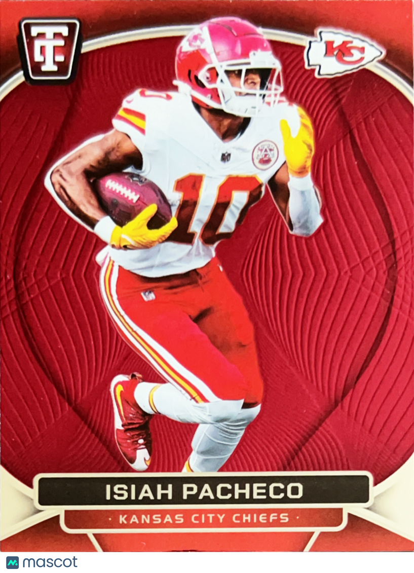 2025 Panini Totally Certified Isiah Pacheco #44 Red