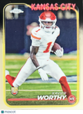 2024 Topps Chrome Xavier Worthy #208 RC