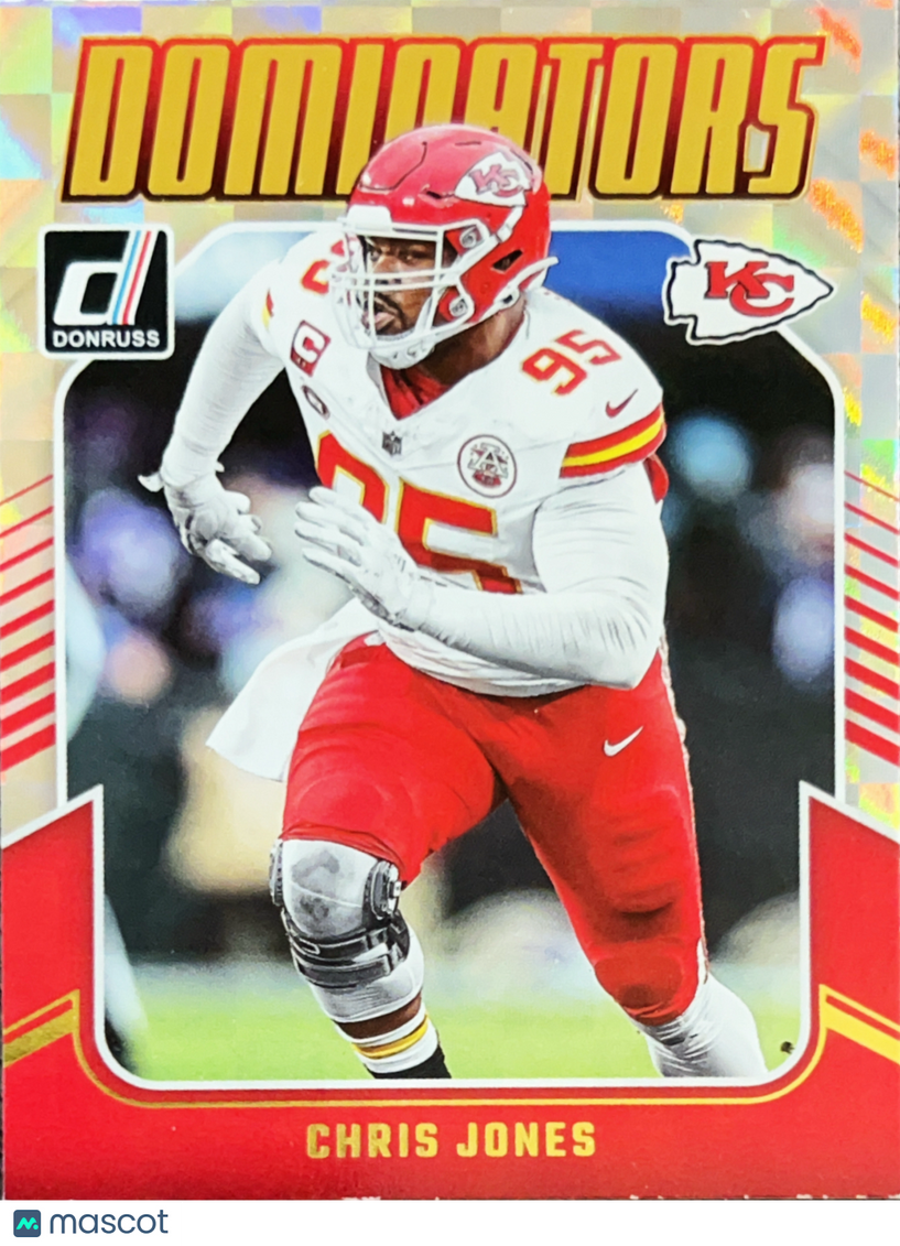 2024 Panini Donruss Dominators Chris Jones #12 Holo